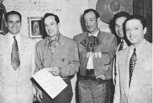 Los Embajadores con Pedro Infante y Jorge Negrete